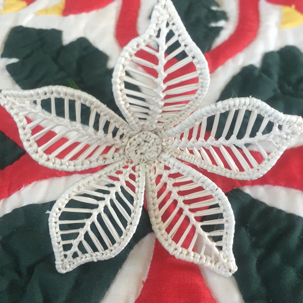 Woven flower